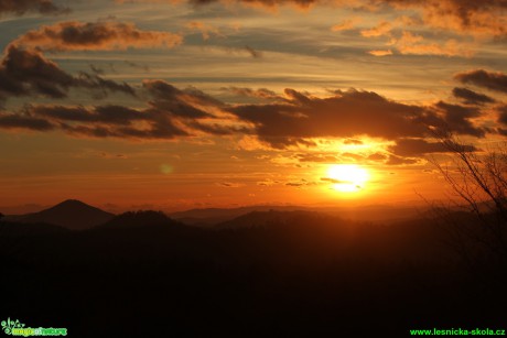 Západ slunce z Kamenného vrchu  (1)