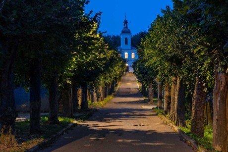 Modrá hodinka - Kostel sv. Ducha - Arnultovice - Foto Petr Germanič 0723