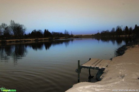 U vody v zimě - Foto Jana Vondráčková