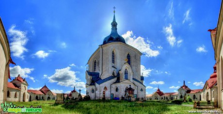 Poutní kostel Sv.Jana Nepomuckého na Zelené Hoře - Foto Ladislav Jonák