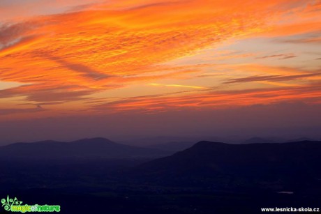 Po západu slunce na Lysé hoře 30.9. 2016 - Foto Jan Valach