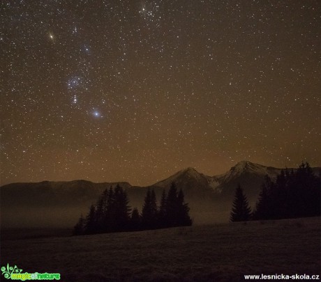 Noční obloha na horách - Foto Jozef Pitoňák (4)