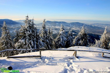 Výhled z Lysé hory 4.12. 2016 - Foto Jan Valach