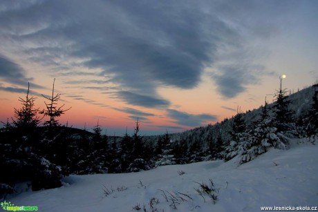 Večer na Lysé hoře 10.1. 2017 - Foto Jan Valach