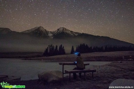 Noční obloha na horách - Foto Jozef Pitoňák (2)