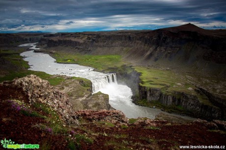 Vodopád Dettifoss u jezera Mývatn - Foto Ladislav Hanousek