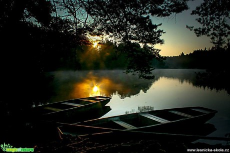 Večer na Ředkovském rybníce na Vysočině - Foto Ladislav Hanousek 0418