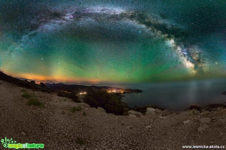 Výhled z Helidromu na ostrově Lastovo - Foto Milan Kašuba 0917