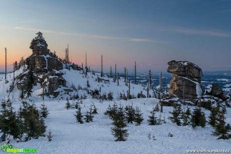 Svítání s Alpami na Třístoličníku - Foto Petr Germanič 0319