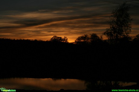 Západ slunce nad lomem - Foto Gerd Ritschel