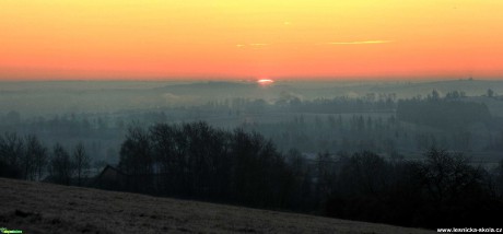 Listopadový východ nad Vysočinou - Foto Ladislav Jonák 1120