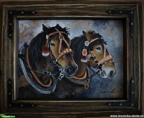 Tažní koně - Autor Marek Zimka 0621