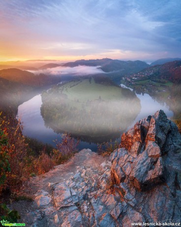 Solenický meandr řeky Vltavy - Foto Filip Holič 0921