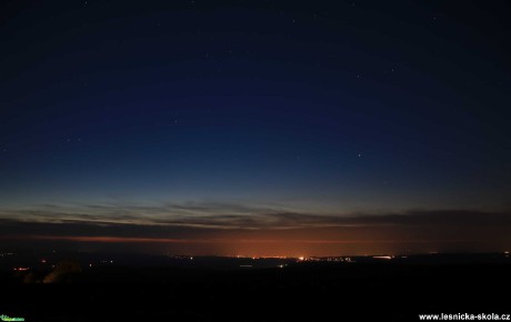 Noční pohled na Jihlavu - Foto Ladislav Jonák 1021