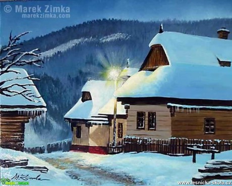 Zimní podvečer - Autor Marek Zimka 0122