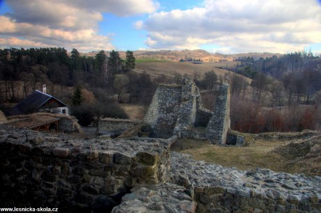 Únorový pohled z Rokštejna - Foto Ladislav Jonák 0222