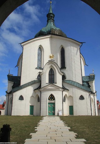 Zelená Hora – kostel sv. Jana Nepomuckého u Žďáru nad Sázavou - Foto Ladislav Jonák 0422