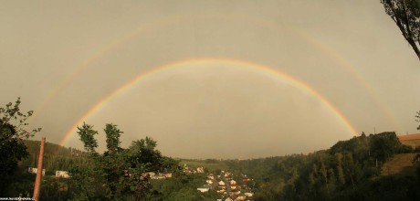 Dvojitá duha nad Malým Beranovem - Foto Ladislav Jpnák 0722