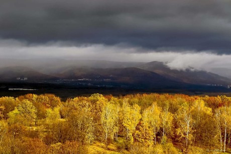 Krušné hory před deštěm - Foto Pavel Ulrych 1123