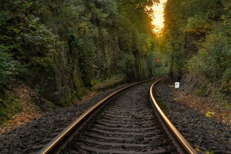 Stmívání na kolejích - Foto Petr Germanič 1023