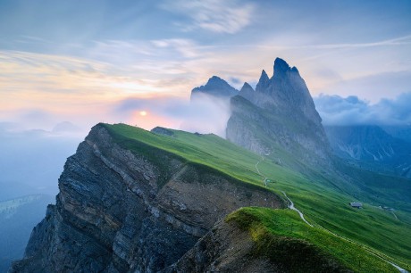 Mlhavé ráno na Secedě (2 519 m) - Foto Petr Kovář 1123