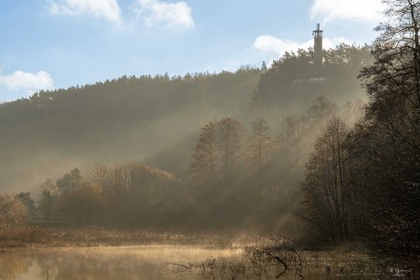 Ranní toulání - rozhledna na Stráži - Foto Petr Germanič 0224