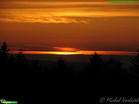 Západ slunce - Foto Michal Vorlíček
