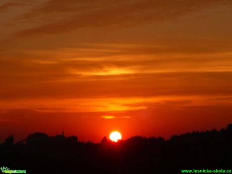 Západ slunce - Foto Radka Mizerová