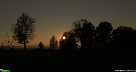 Západ slunce 28. 10. 2014 - Foto Ladislav Jonák (2)