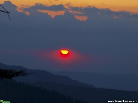 Slunce na horách - Foto Jozef Pitoňák