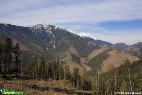 Bujačí vrch - zleva Suchá dolina, Černá a Babí dolina - Foto Jozef Pitoňák