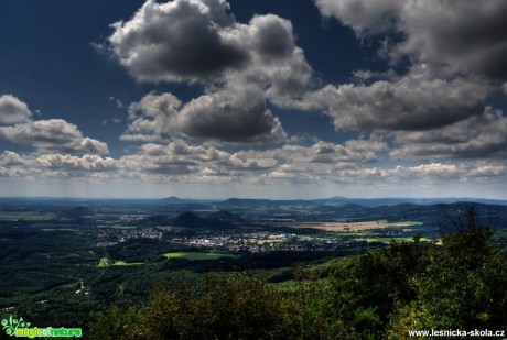 Nový Bor - pohled z Klíče - Foto Petr Germanič