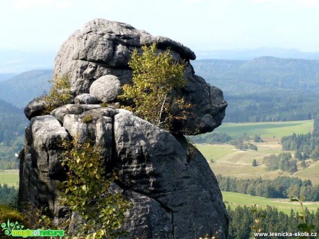 Skalní útvar - Foto Radka Mizerová