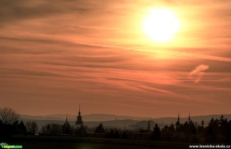 Západ slunce nad Jihlavou - Foto Ladislav Jonák (1)