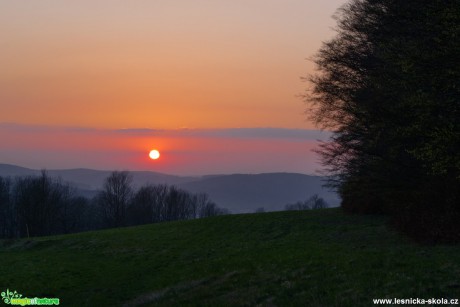 Západ slunce na Janovce - Foto David Hlinka (1)