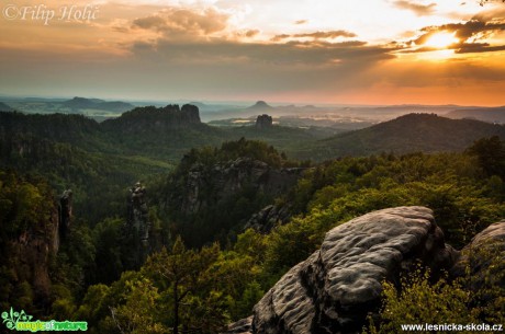 Pohled z Carolininy skály - Foto Filip Holič