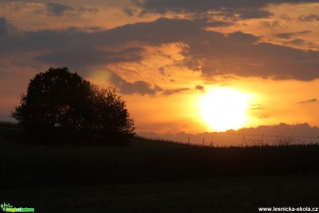 Západ slunce - Foto František Novotný