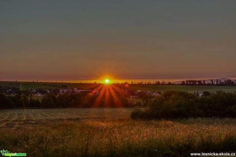 Paprsky slunce - Foto Jozef Pitoňák
