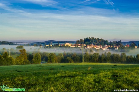 Ranní mlhy pod Šluknovem - Foto David Hlinka