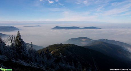 Nízká oblačnost z Lysé hory - Foto Jan Valach