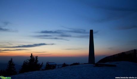 Po západu slunce na Lysé hoře - Foto Jan Valach