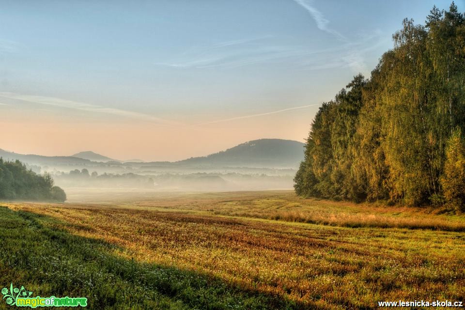 Mlhavění nad Radvancem - Foto Petr Germanič