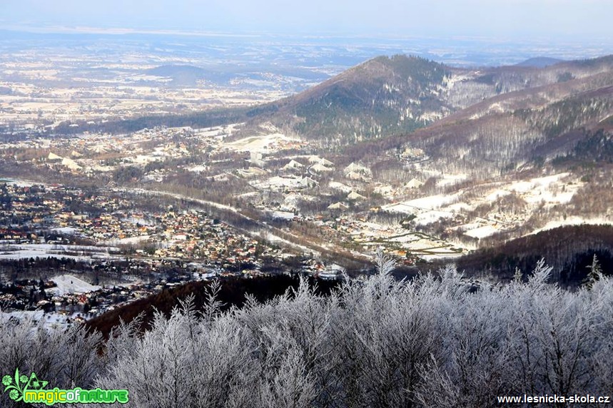 Výhled na Polsko z rozhledny na Velké Čantoryji - Foto Jan Valach