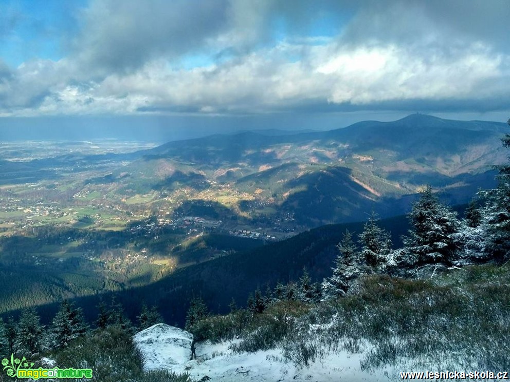 Výhled na Ostravici a Lysou horu 11.11.2017 - Foto Jan Valach 1117