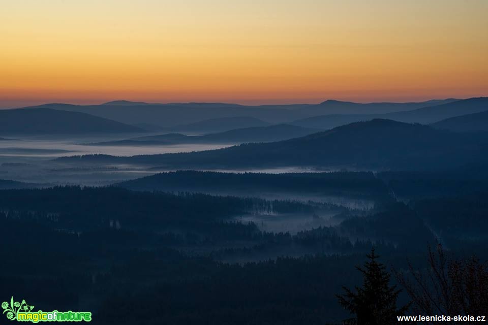 Než vyjde slunce - Šumava - Pancíř - Foto Petr Germanič 1118