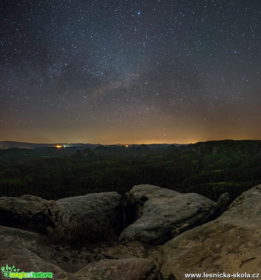 Pod hvězdami - Saské Švýcarsko - Foto Filip Holič 0119