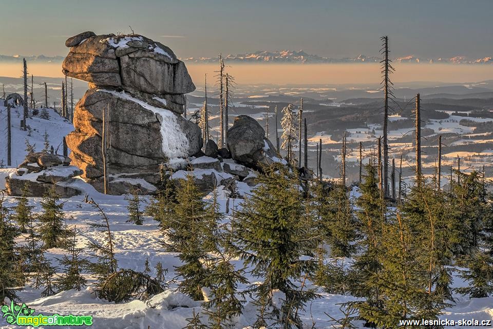 Třístoličník a Alpy - Šumava - Foto Petr Germanič 0419