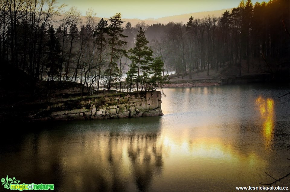 Západ slunce na Labi - Foto Ladislav Hanousek 0519