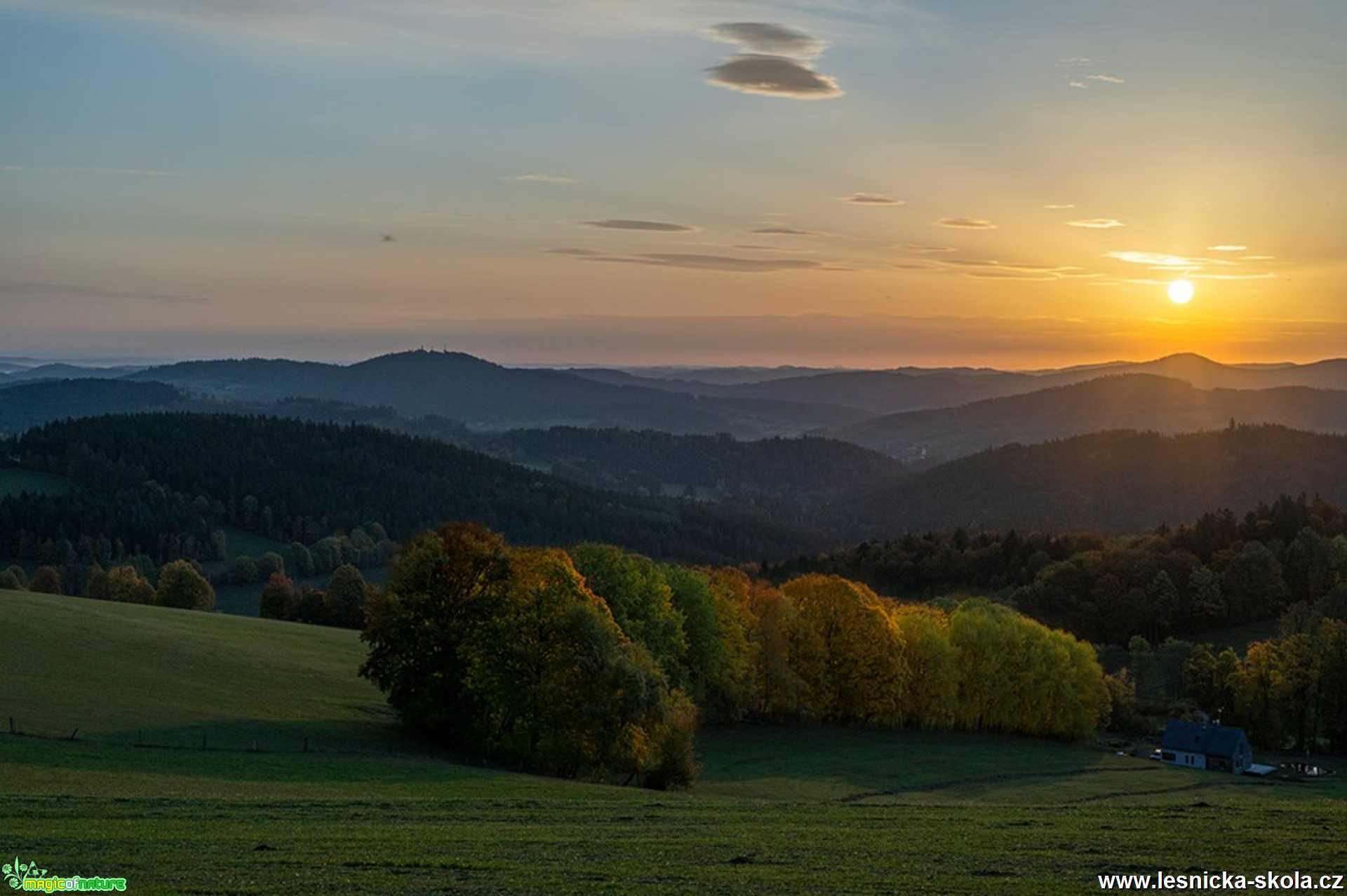 Svítání na Šumavě - Foto Petr Germanič 1119