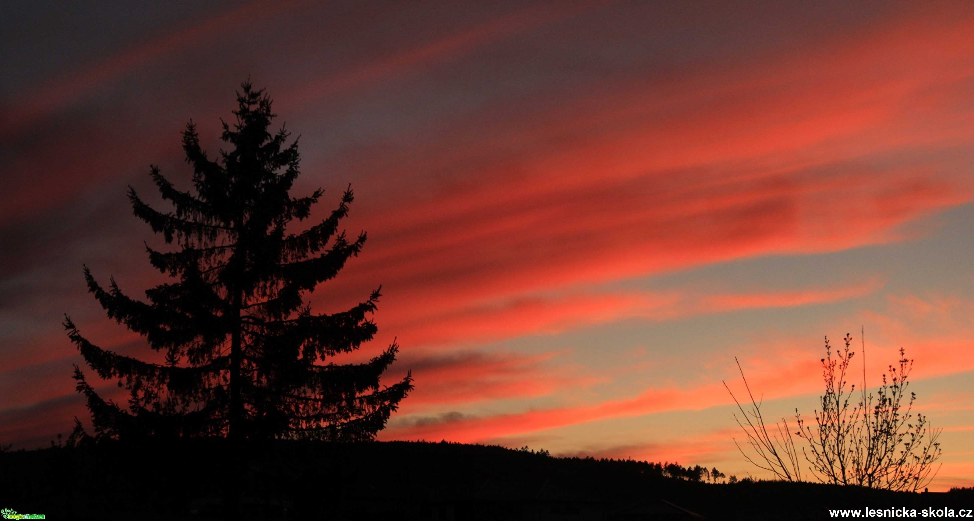 Západ slunce na Jihlavsku - Foto Ladislav Jonák 0520